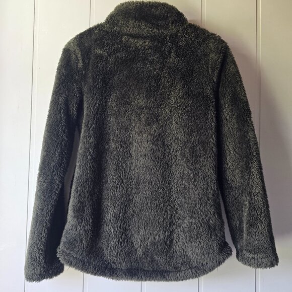 Four Steeds Women's Casual Sherpa Fleece Pullover 1/4 Zip Dark Hunter Green XS.‎ - Picture 3 of 4